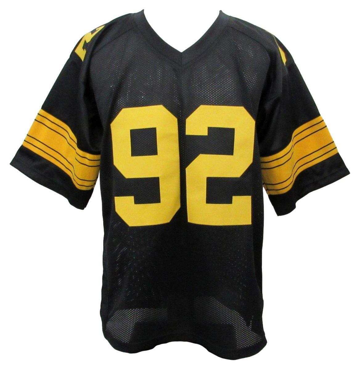 James Harrison Signed/Auto Steelers Black/Yellow