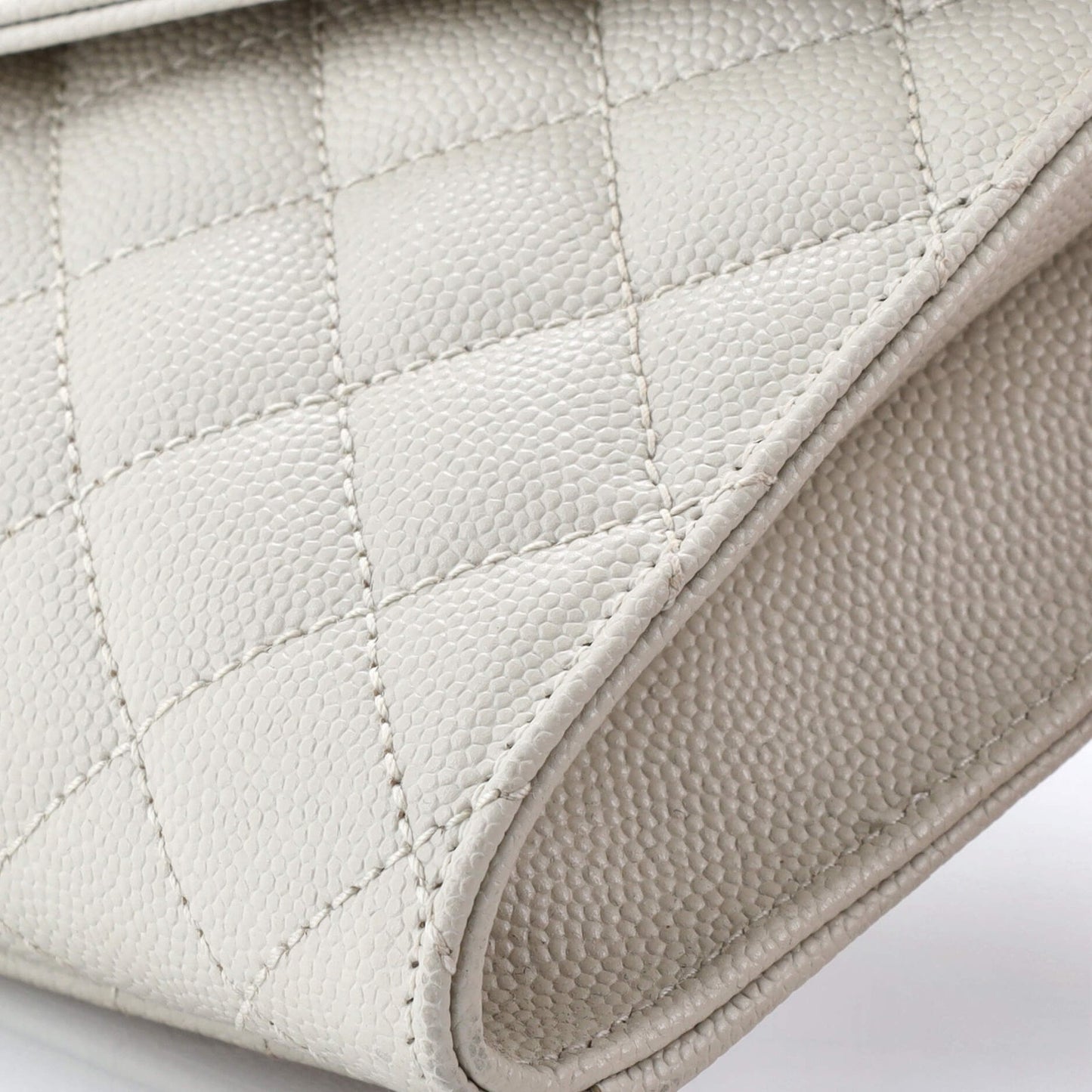 Saint Laurent Classic Monogram Envelope Wristlet Clutch Mixed Matelasse Leather