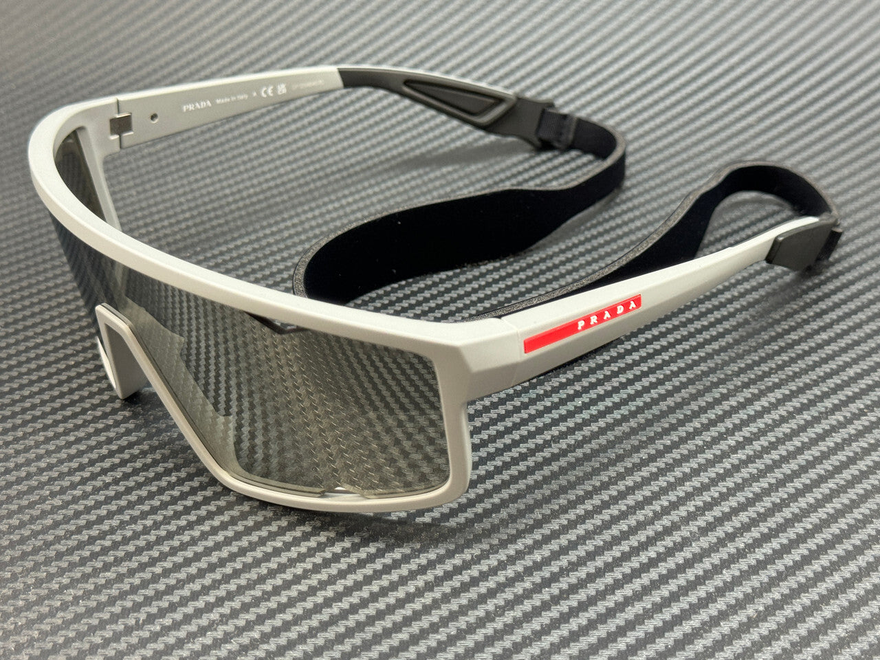 PRADA LINEA ROSSA PS A03S 13Z05A Matte Iron Grey