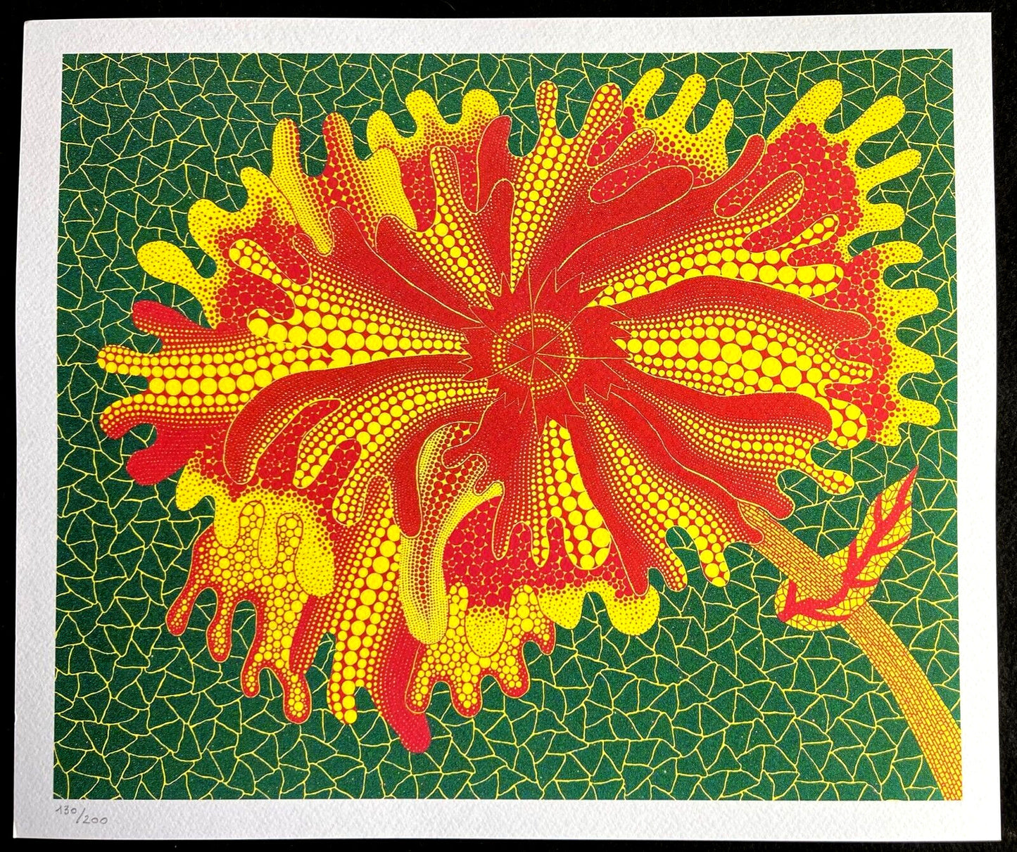 Yayoi Kusama Lithograph Mori Museum Coa Hand
