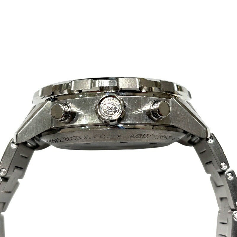 Iwc Aquatimer Chronograph Iw376804 Black Men'S Used Watch #51026