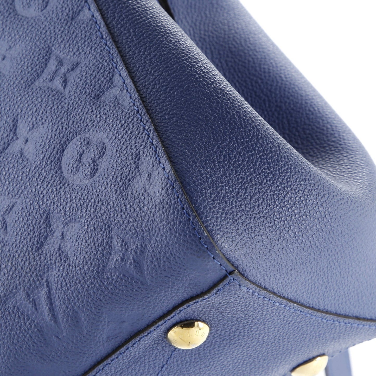 Louis Vuitton Montaigne Handbag Monogram Empreinte Leather Mm