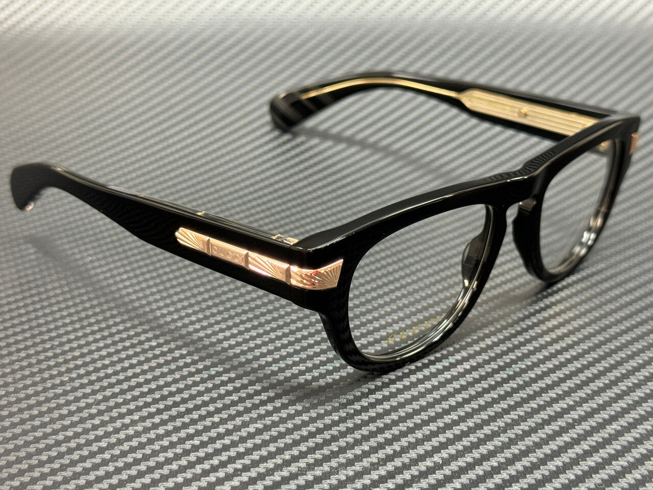 Gucci Gg1519O 001 Black Unisex Medium 51 Mm