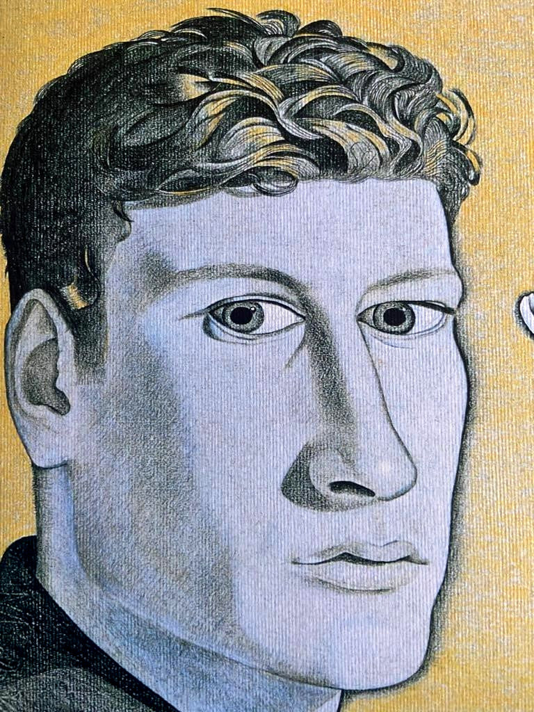 Lucian Freud Lithograph Coa Signature And Stamp