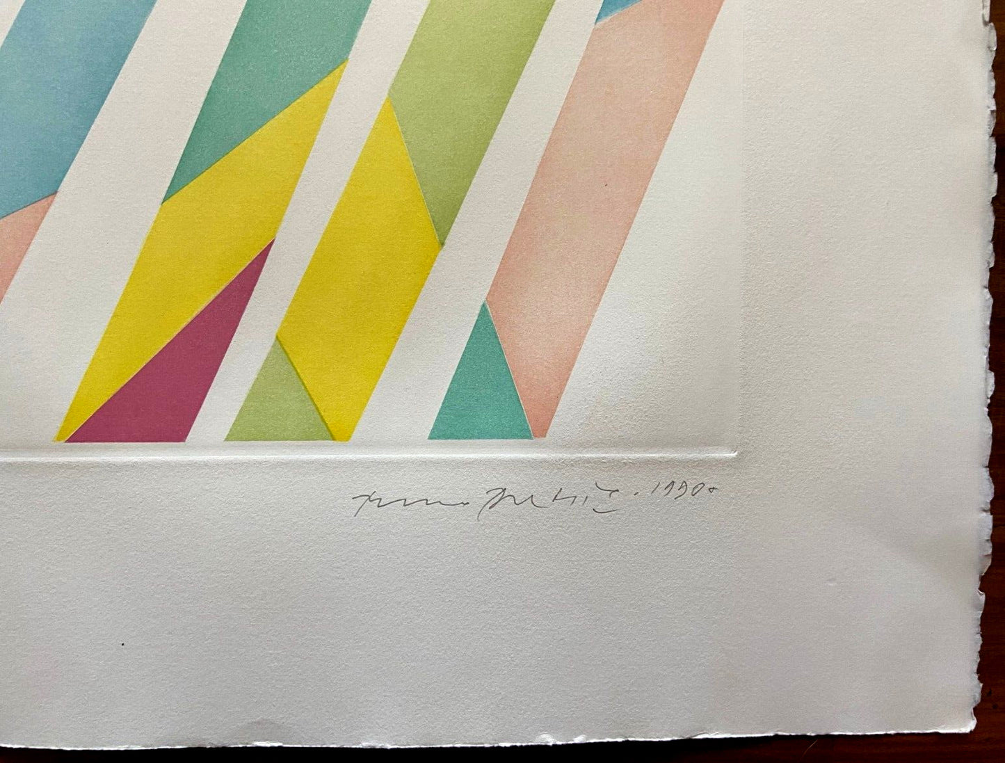 Piero Dorazio Etching 80X120 Signed Hand Numbered