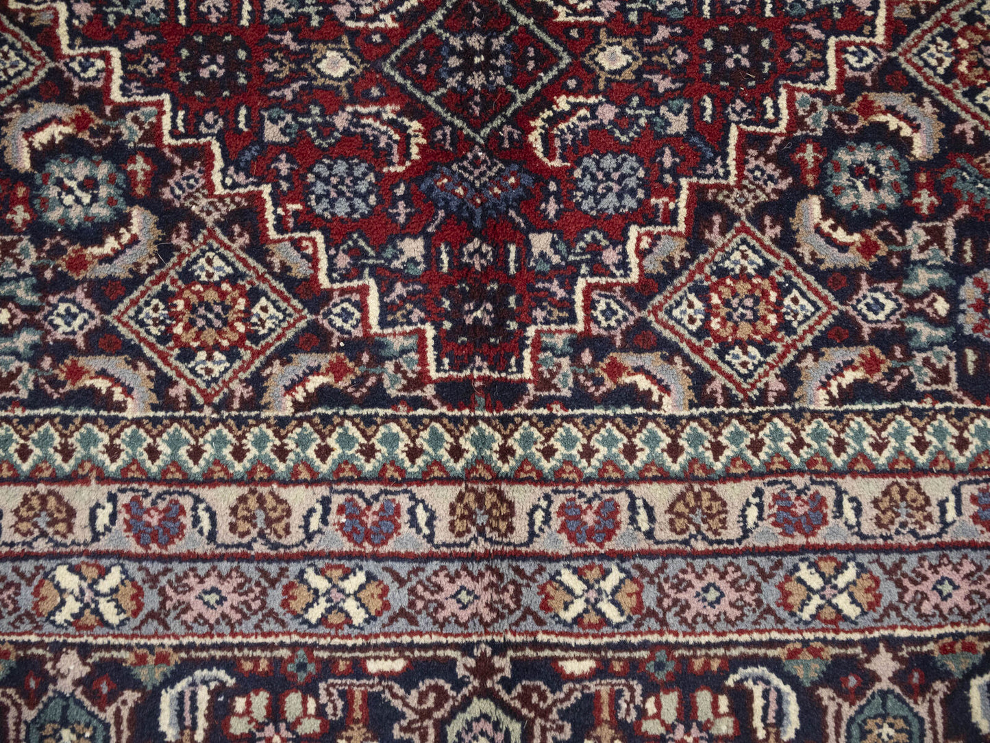 Floral Tribal Indo-Bidjar Oriental Wool Rug