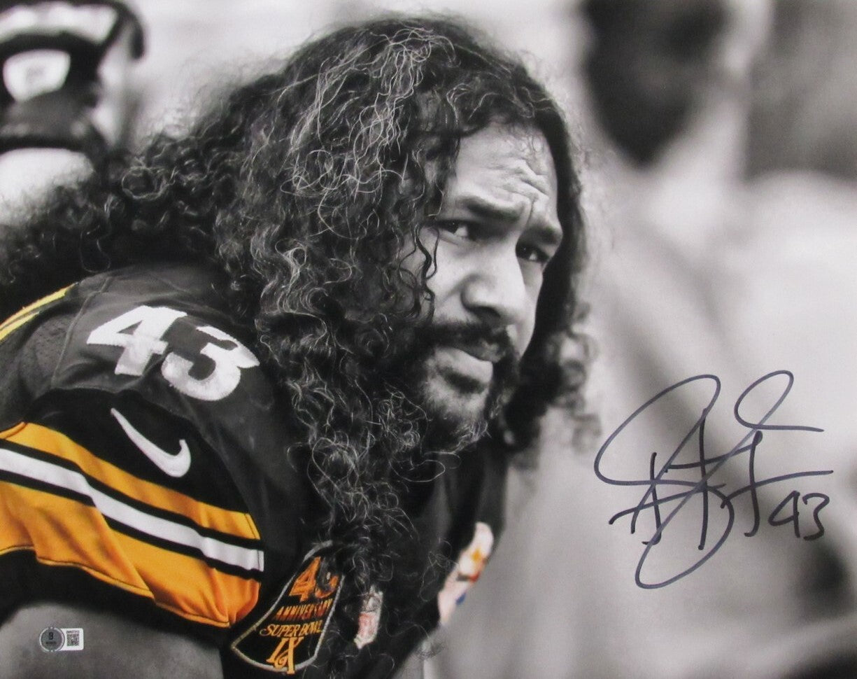 Troy Polamalu Signed/Autographed 16X20 Photo
