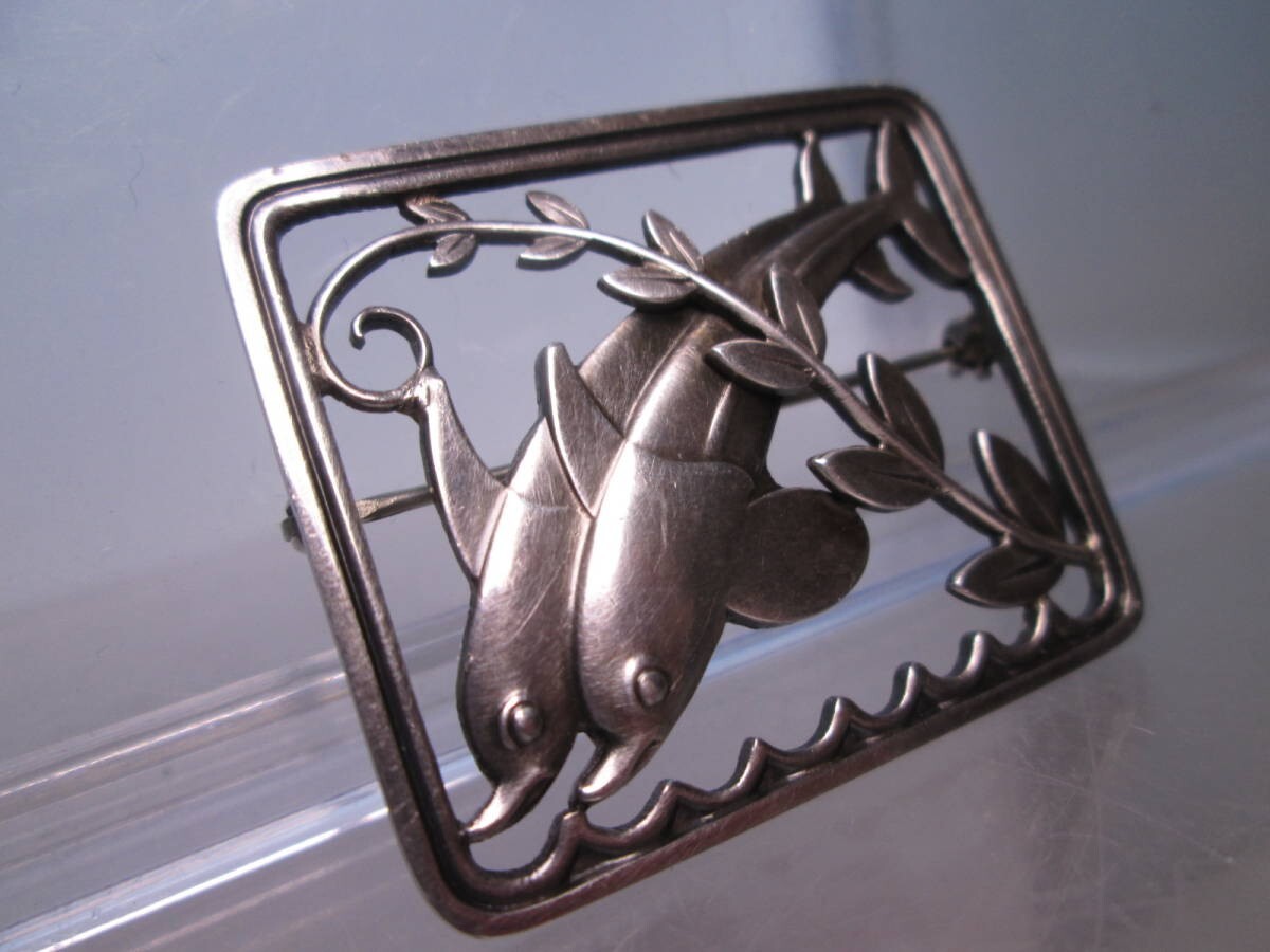 Georg Jensen. Malinowski Sterling Silver Brooch