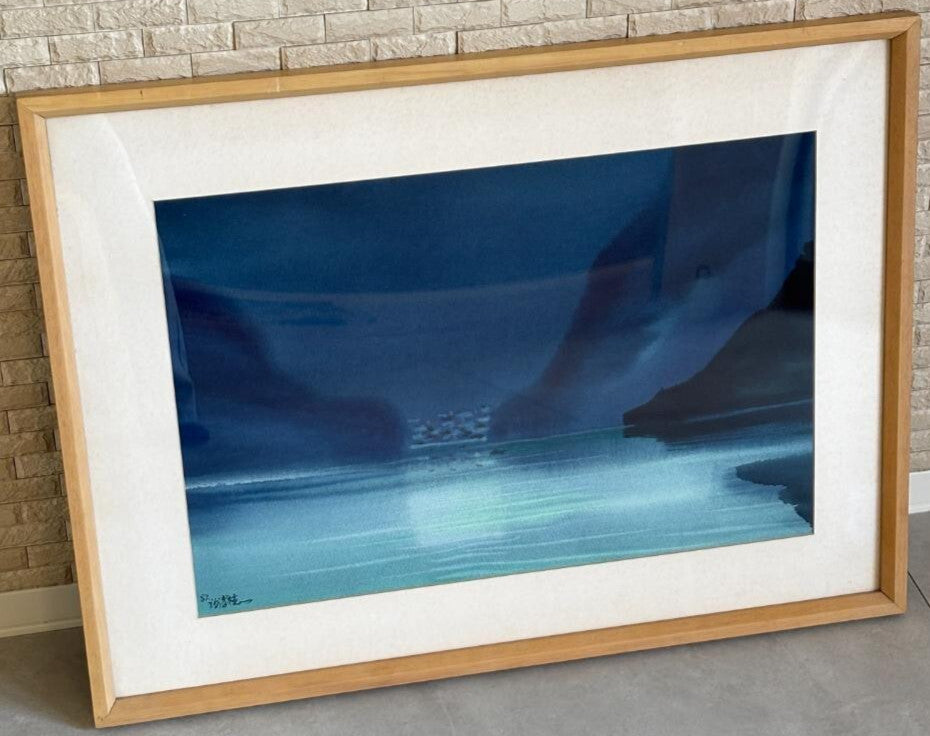 Hsieh Hsiao-De Original Watercolor 1987 Taiwan