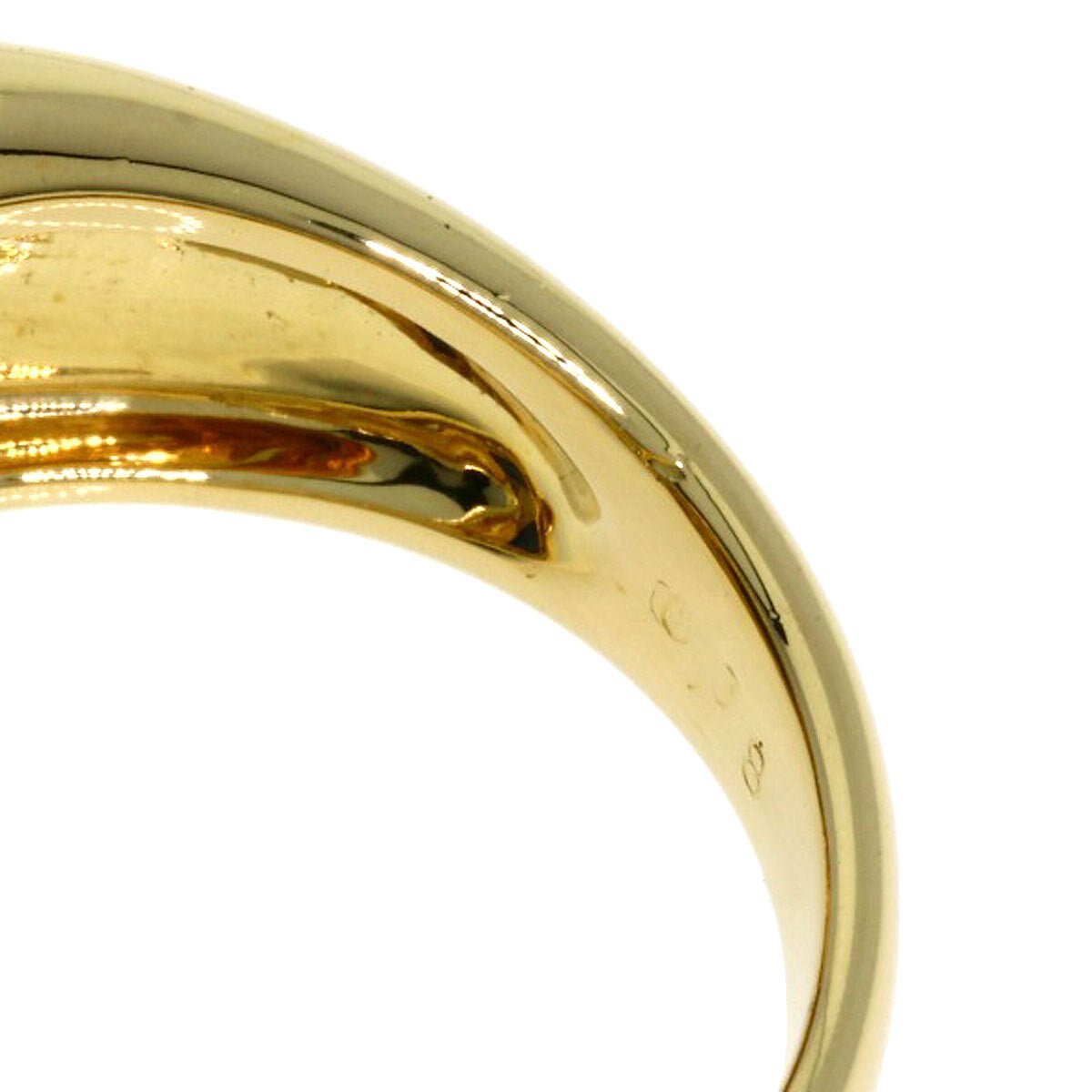 3.59Ct Sapphire Diamond Ring K18 Yellow Gold