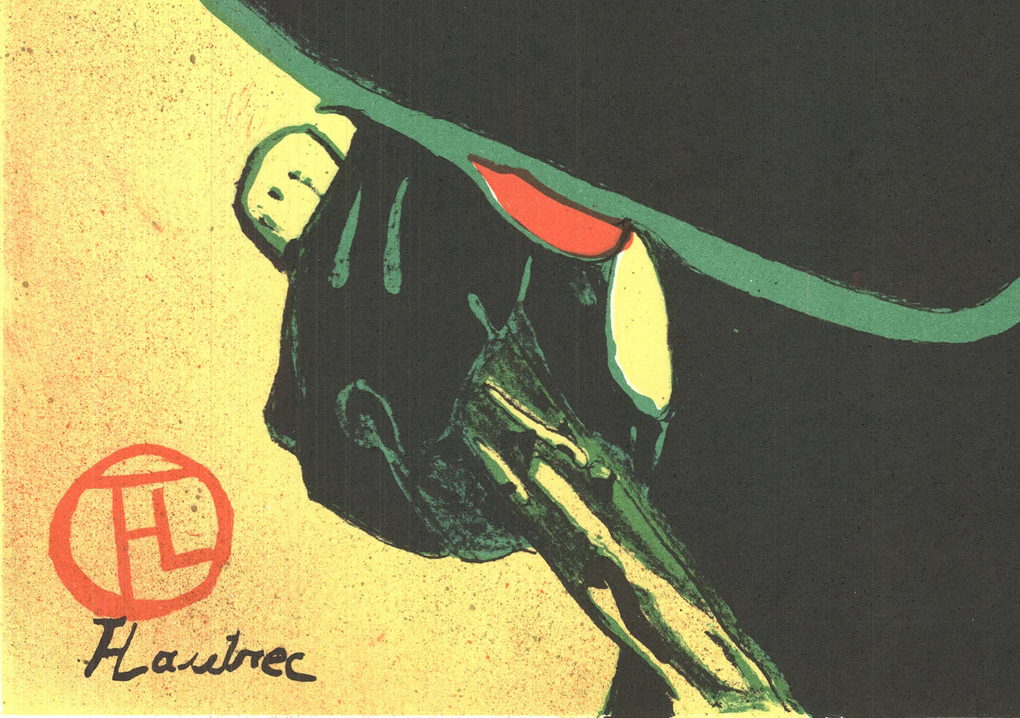 Henri De Toulouse-Lautrec Acropolis " Lithograph Vintage