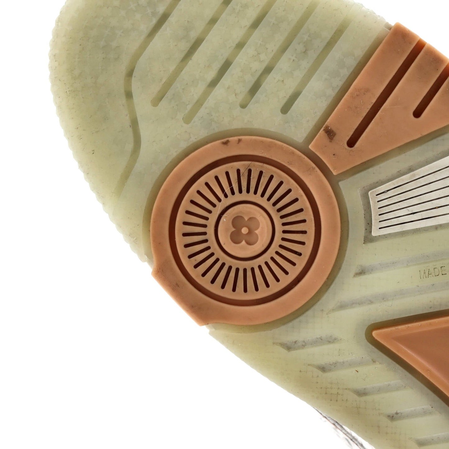 Louis Vuitton Men'S Lv Trainer Sneakers Monogram Embossed Metallic Leather