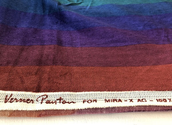 Verner Panton Mira-X Stripe Large Velvet Multi