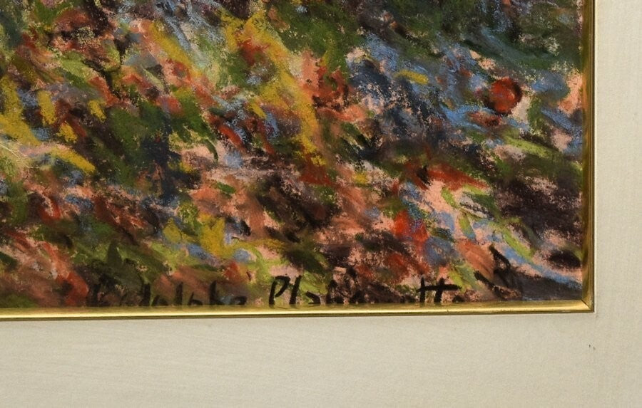 Rodolphe Planquette Signed Pastel On Paper