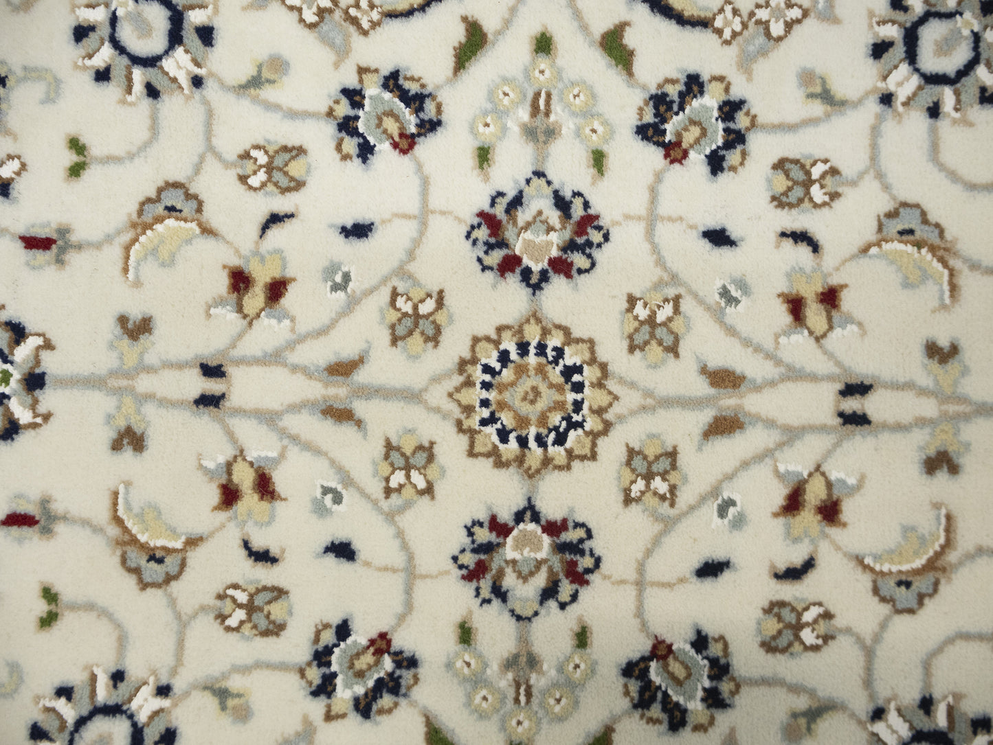 Indo-Nain Oriental Runner Rug All-Over Floral