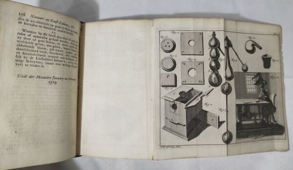 1719-1730 Kabinet Der Natuurlijke Historien Willem Van Ranouw 1St Edition 6 Vols