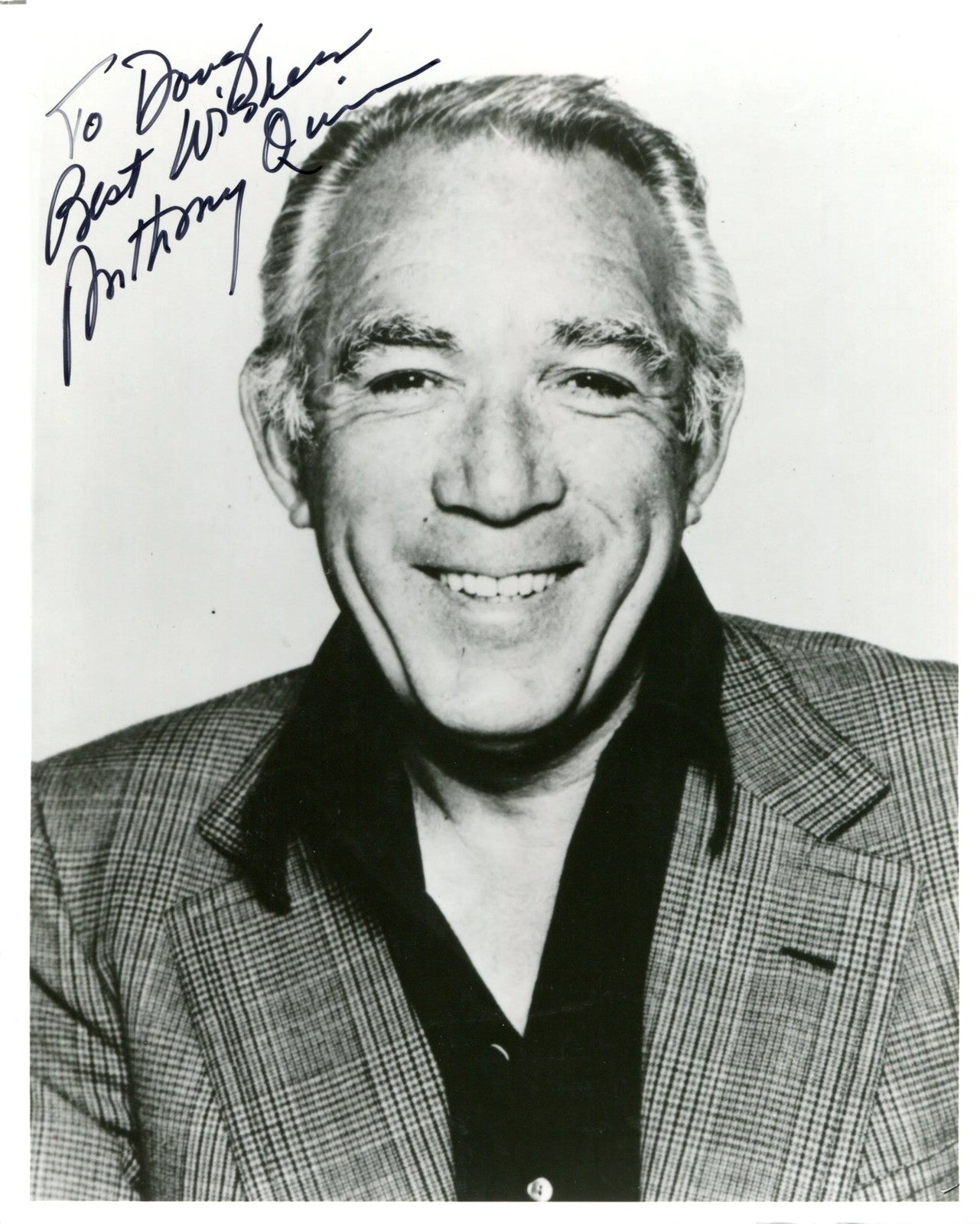 Anthony Quinn Autographed 8X10 Photo