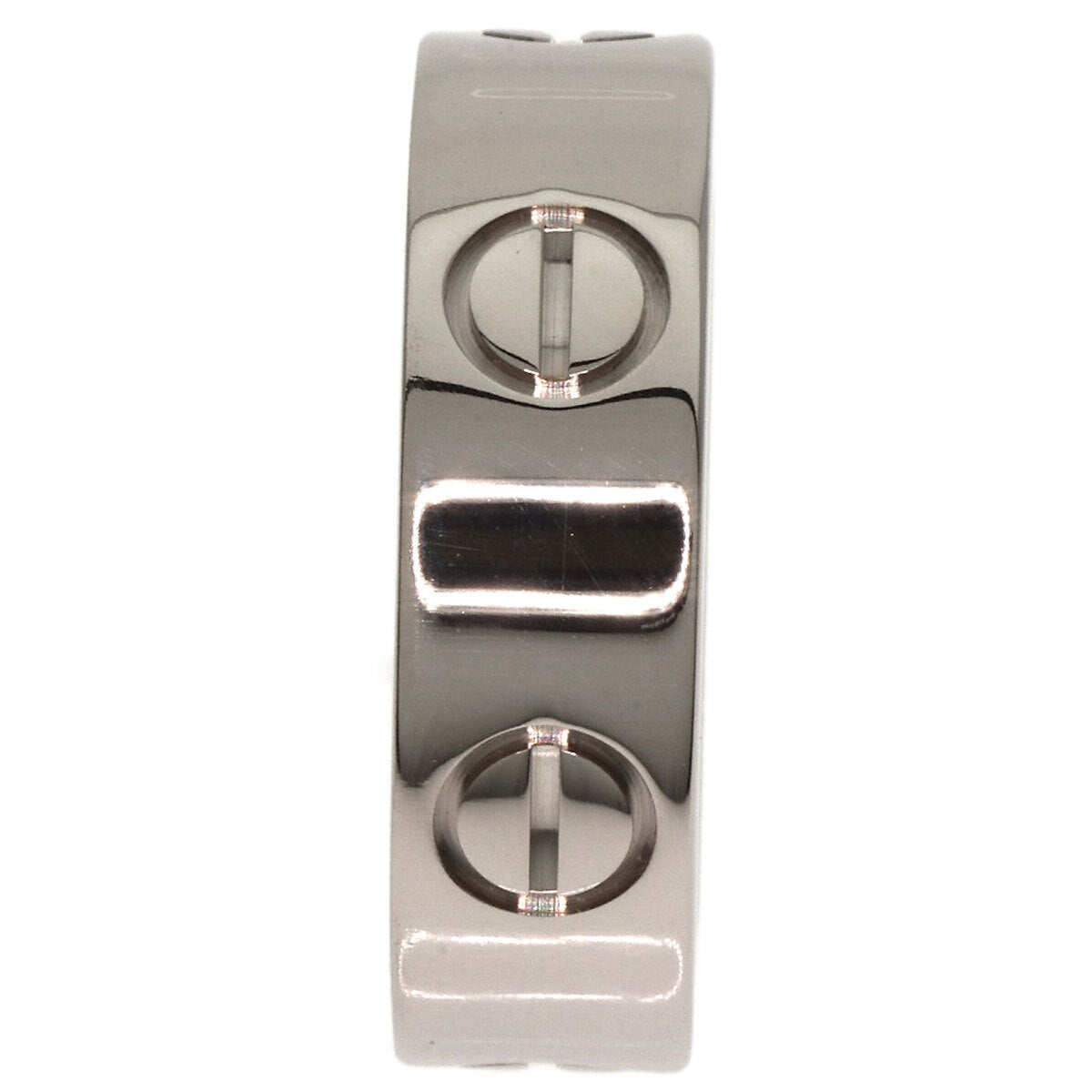 CARTIER Ring love ring #50 K18 White Gold