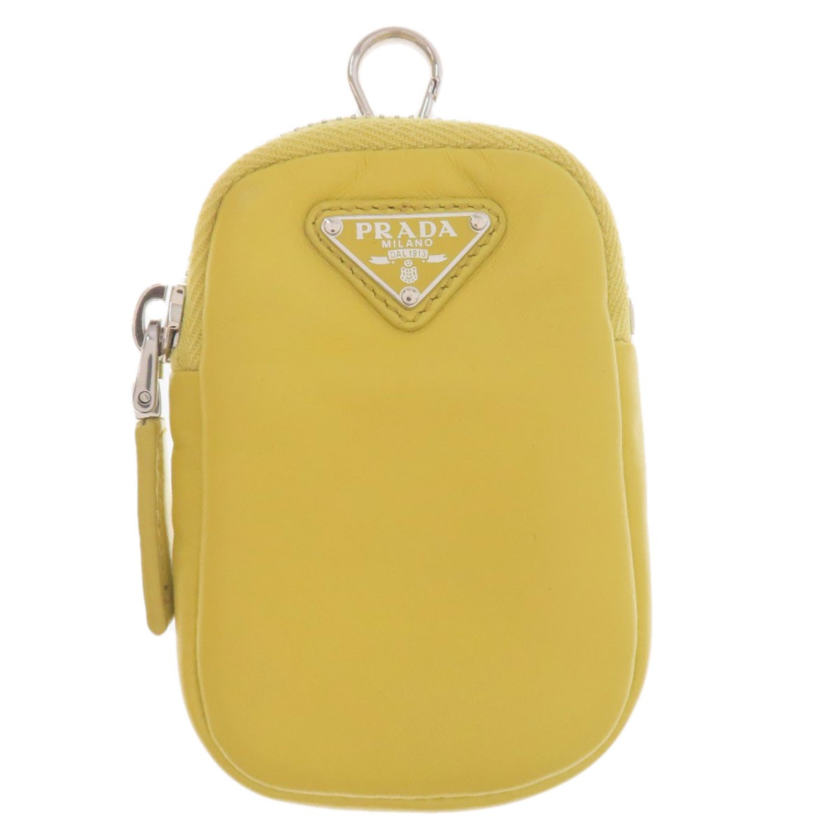 Calf PRADA Logo Hardware Shoulder Bag