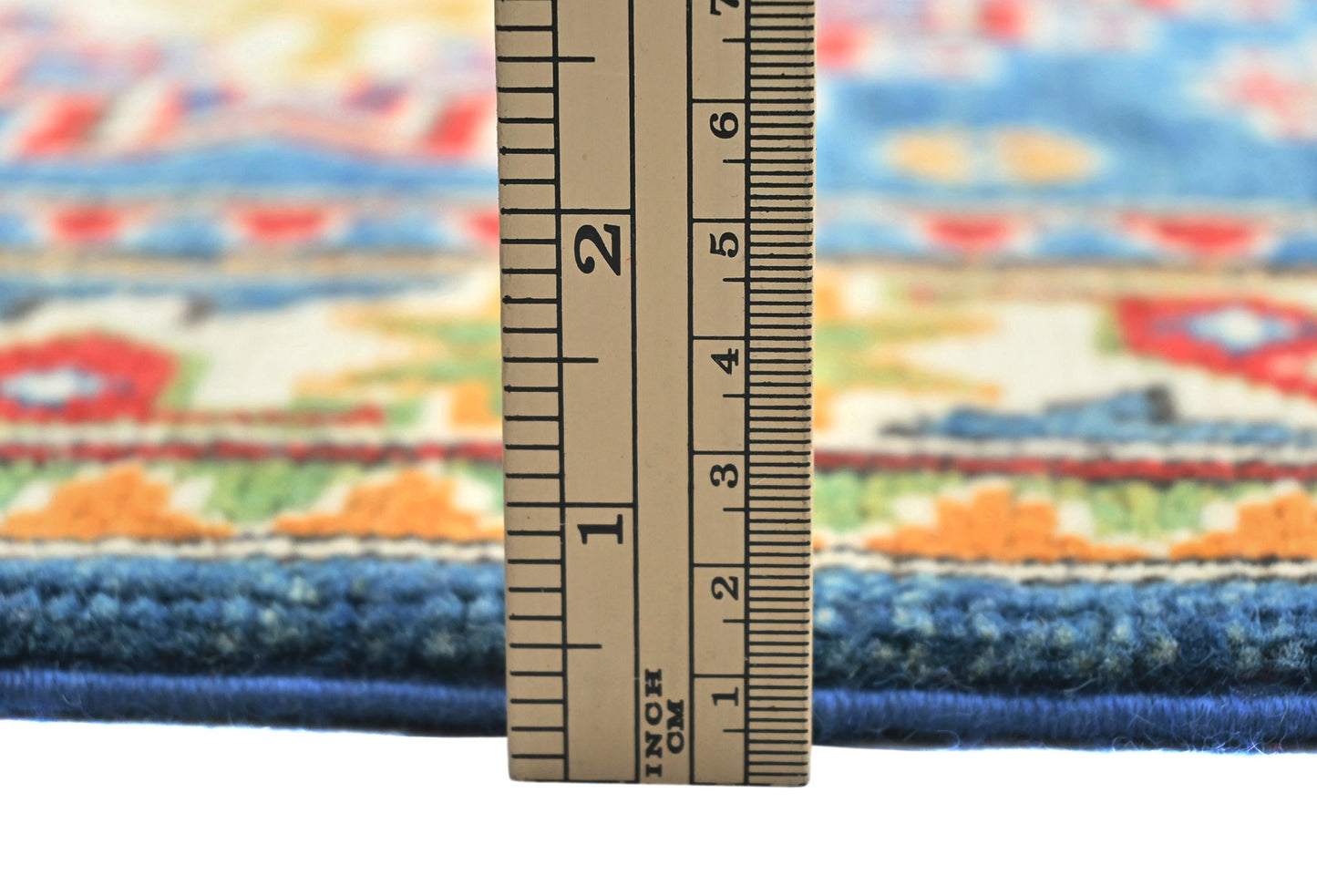 Kazak Oriental Runner Rug Tribal Geometric