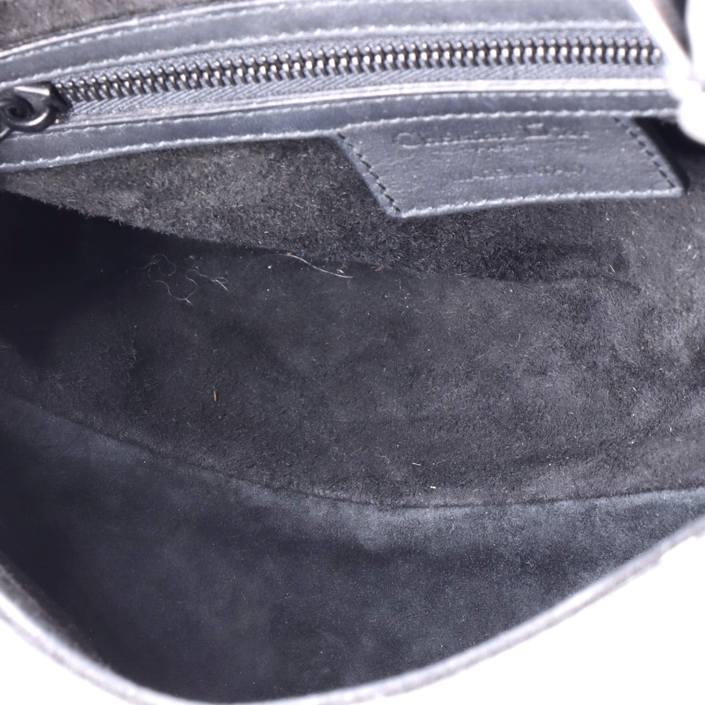 Christian Dior Ultra Matte Saddle Handbag Leather Medium