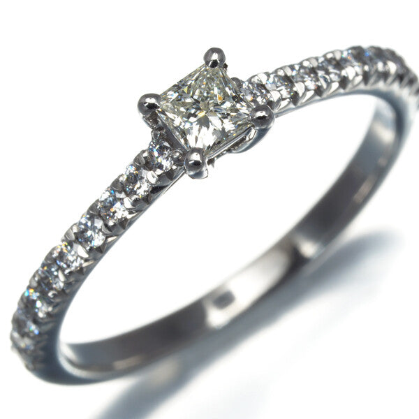 Tiffany&Co. Ring Princess-Cut Solitaire Diamond