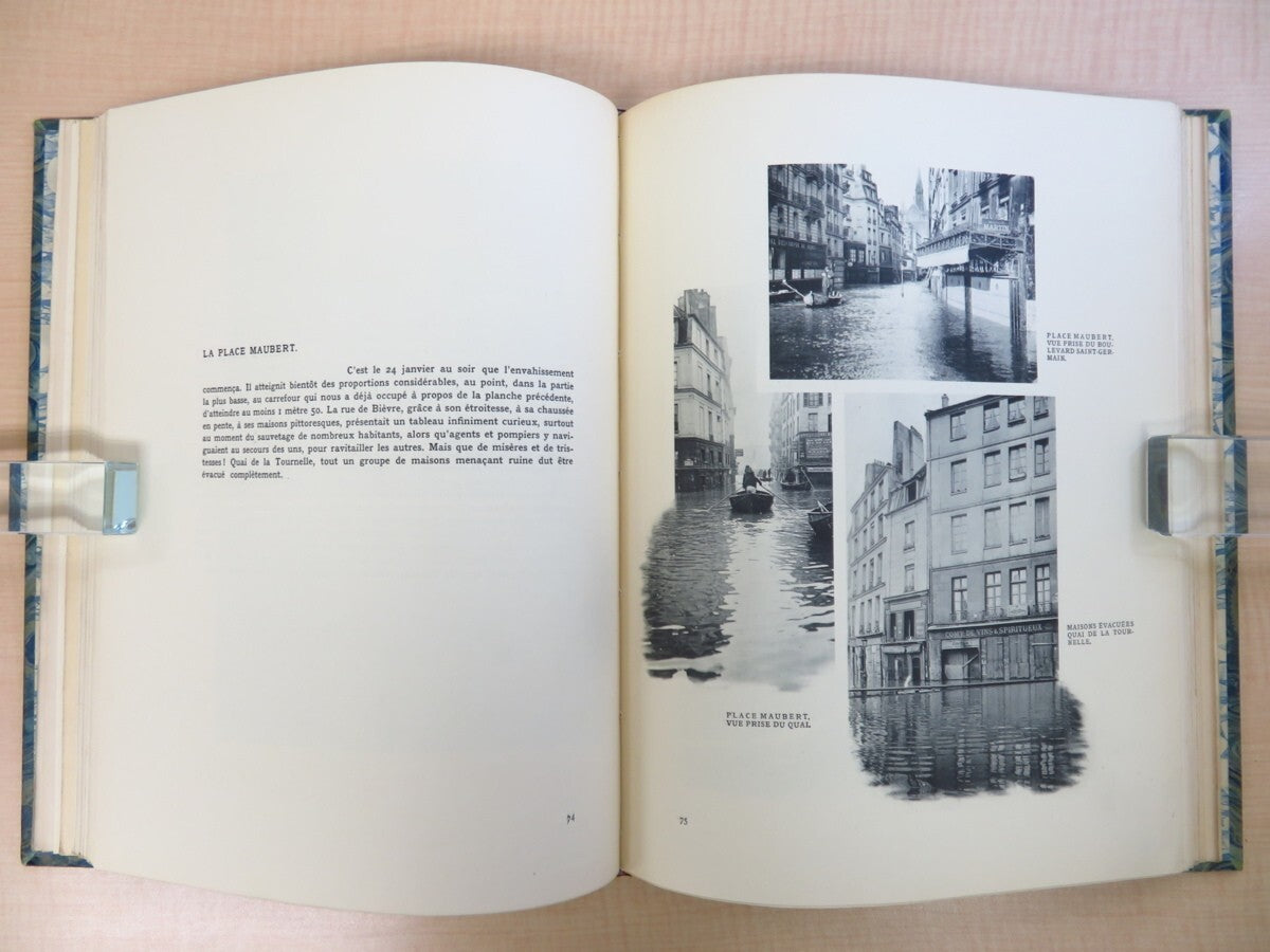 Paris Inonde La Crue De Janvier 1910 Photo Book 1St Edition 1910 Complete French