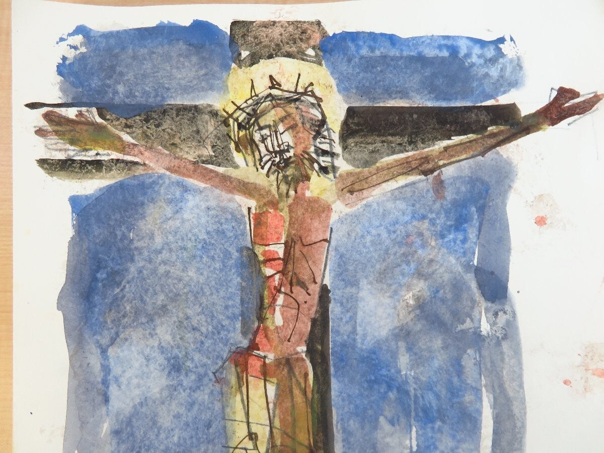 Jehan Gerson La Passion De Nostre Seigneur 1960 Limited Signed By Paul Aizpiri