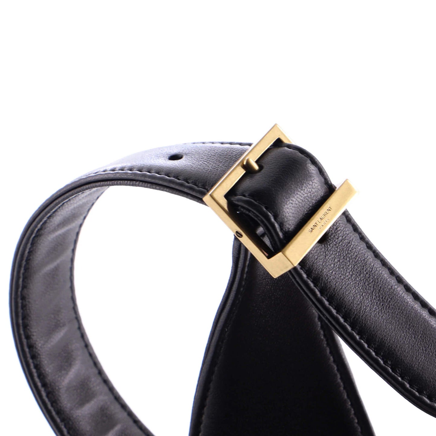 Small Saint Laurent Le 5 a 7 Supple Hobo Leather