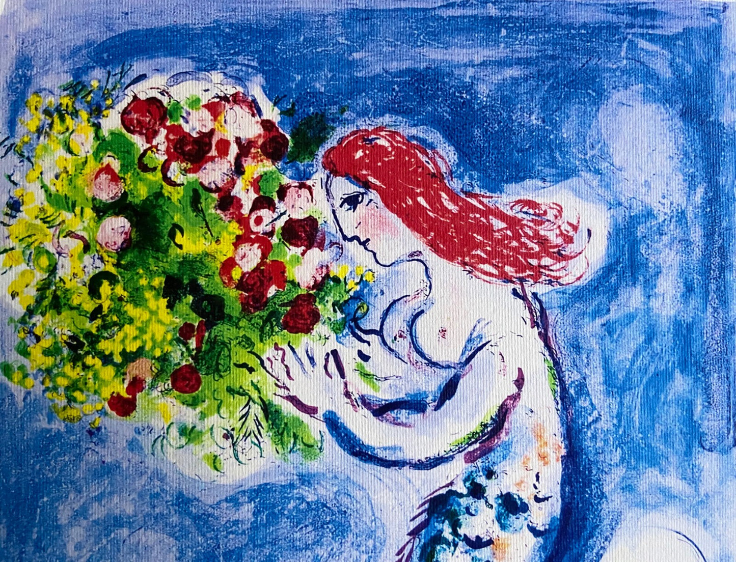 Marc Chagall Lithograph 'Mermaid On The French