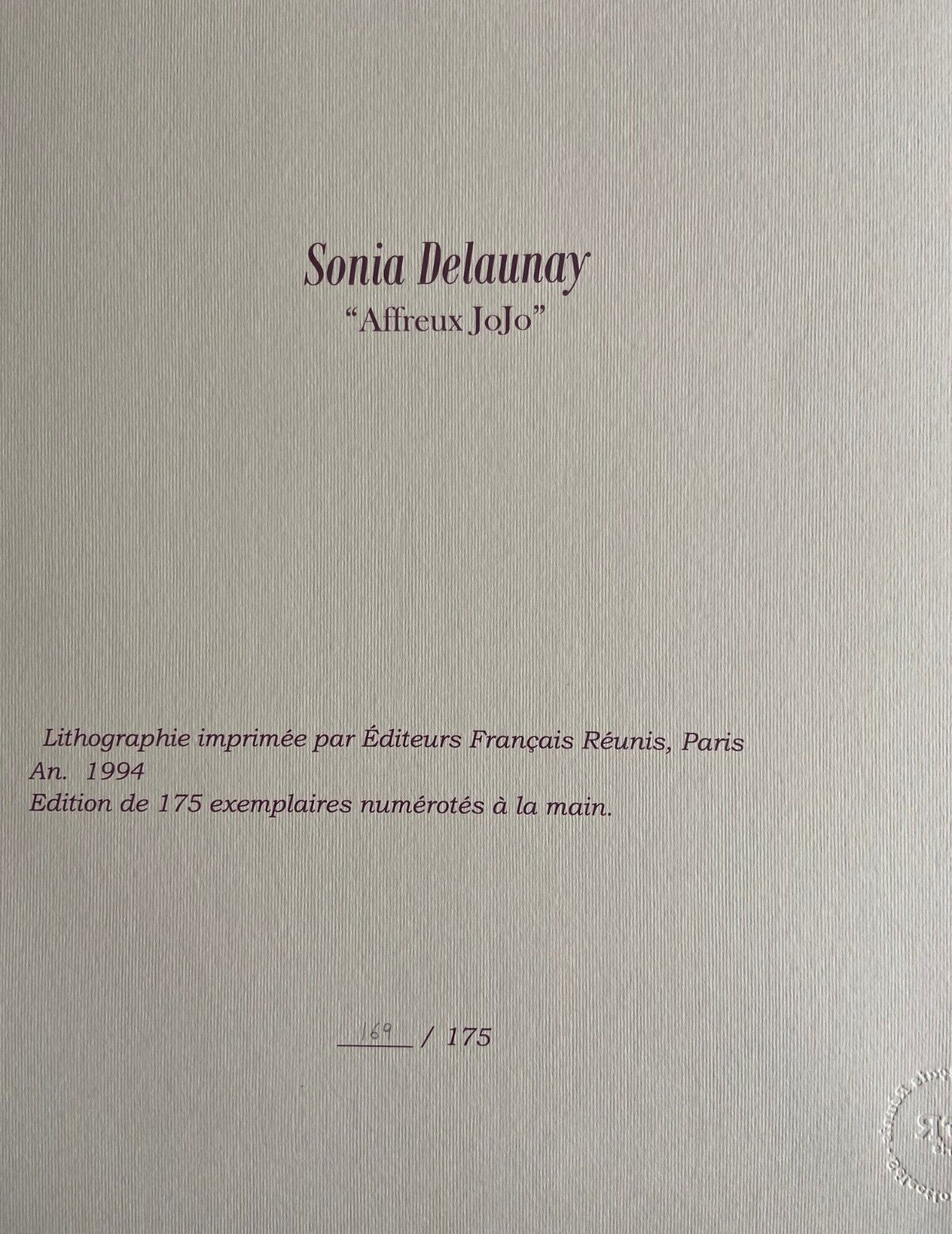 Sonia Delaunay Lithograph Coa Signed Stamped Numbered By Hand 175 Ex