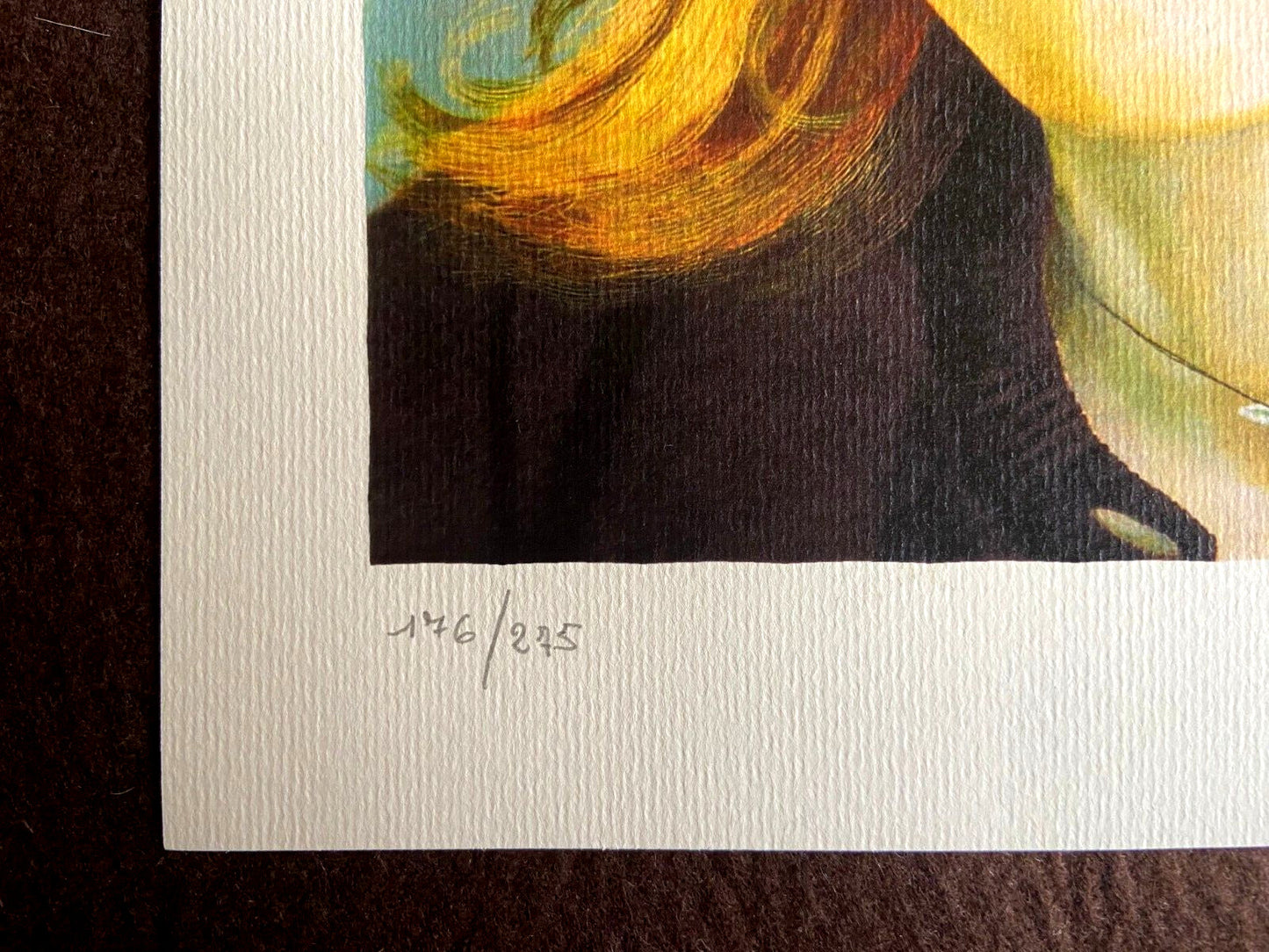 Lucian Freud Signed Coa Lithograph Numbered 275 (Edvard Munch)