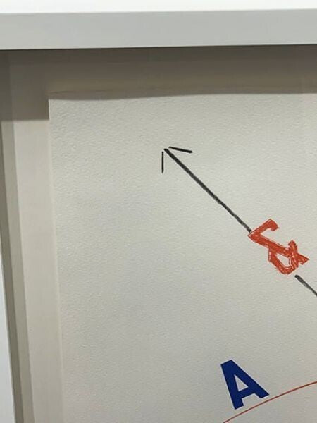 Lawrence Weiner 2008 Original Lithograph On Paper