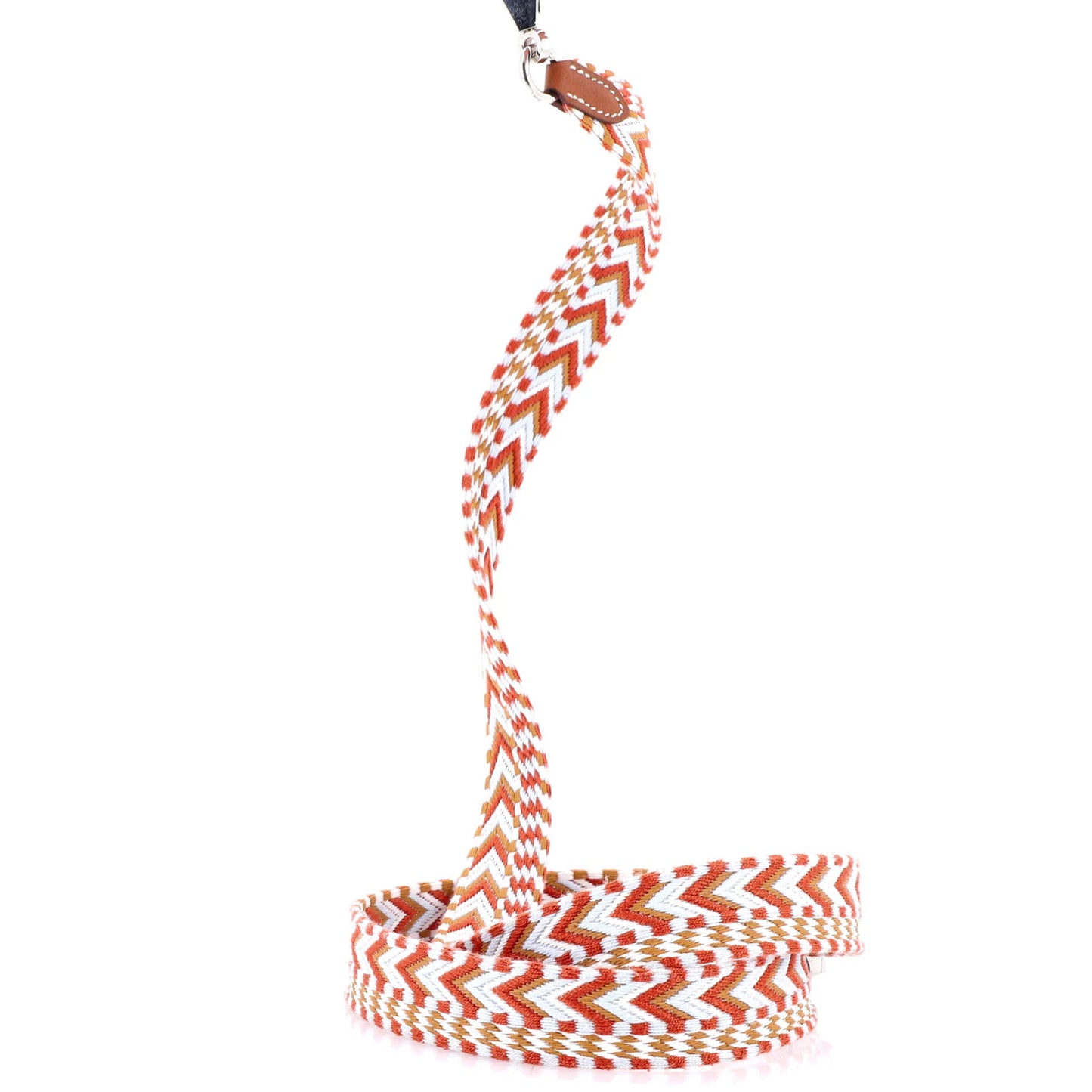 Hermes Sangle Zigzag Shoulder Strap Cavale Canvas 25