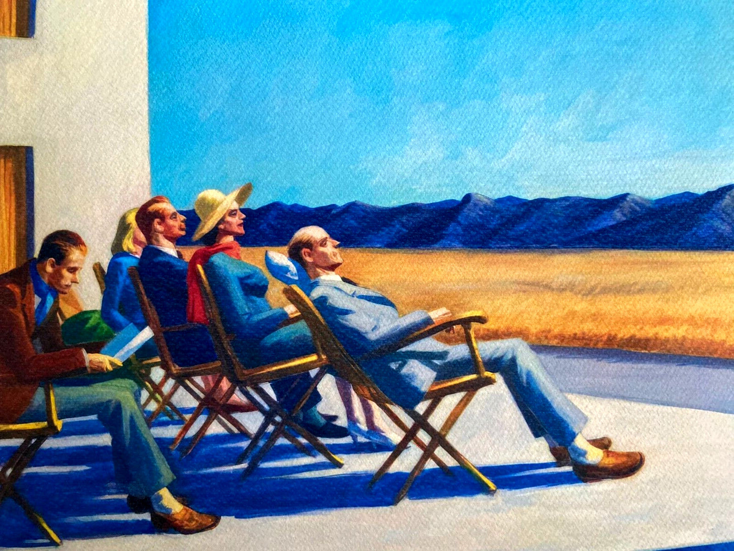 Edward Hopper Coa Lithograph Signature Stamp