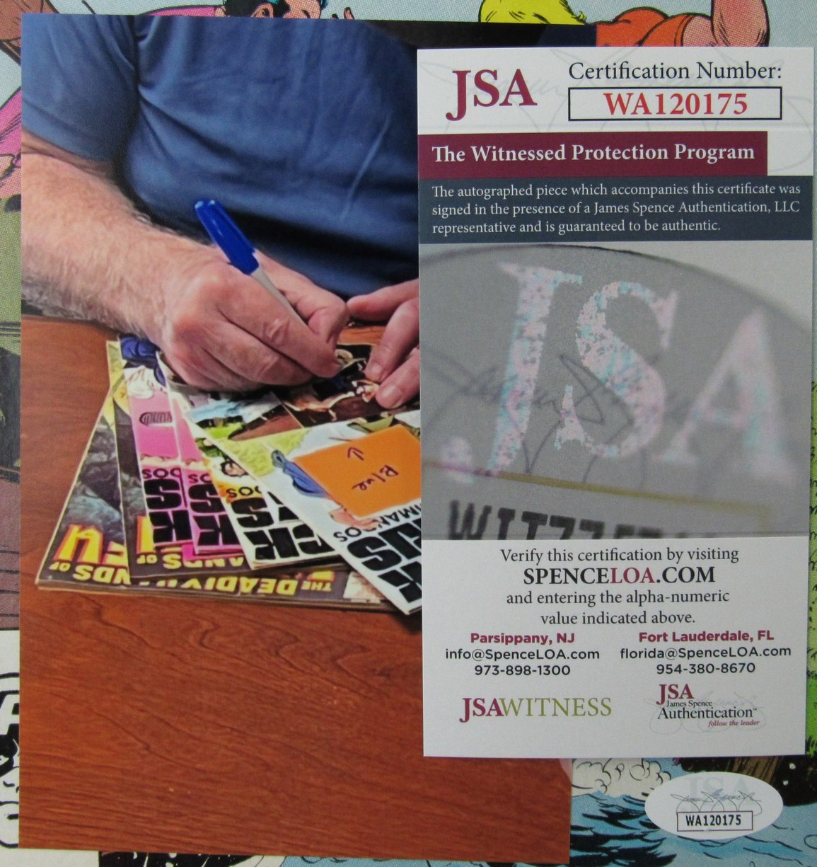 Chuck Norris Autographed Comic Book May 3, 1987 "Karate Kommandos" Jsa