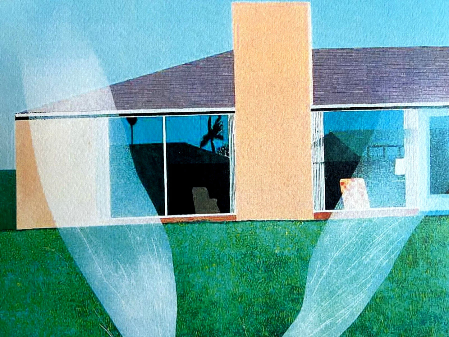 David Hockney Lithograph ( Signed Coa) Hand