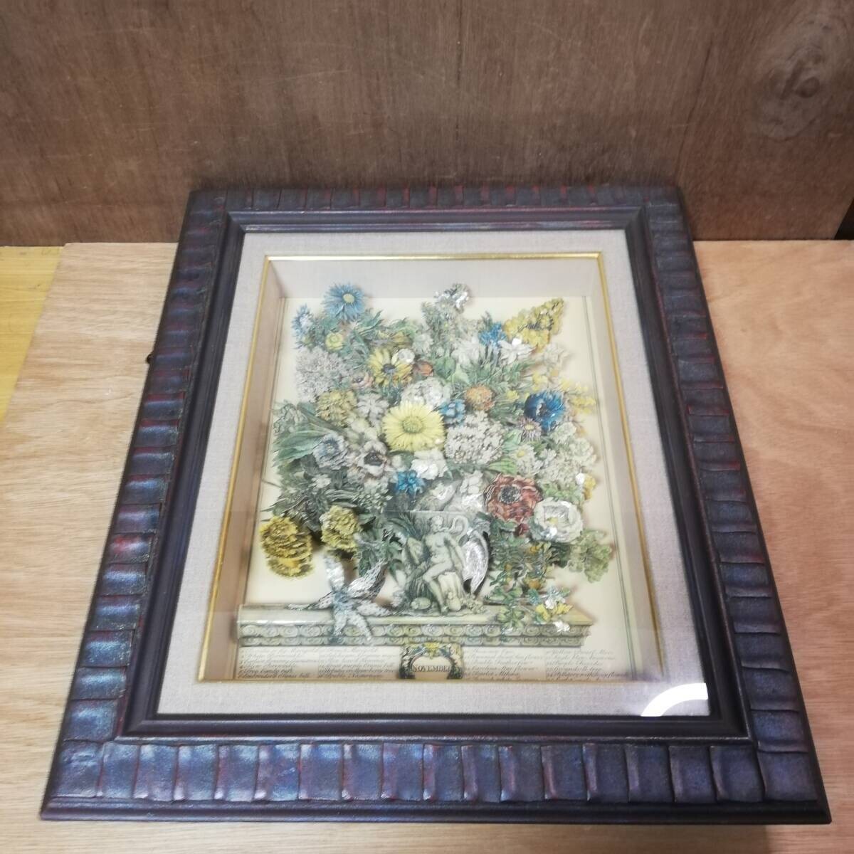 Henry Fletcher "November" Lithograph Rare Flower