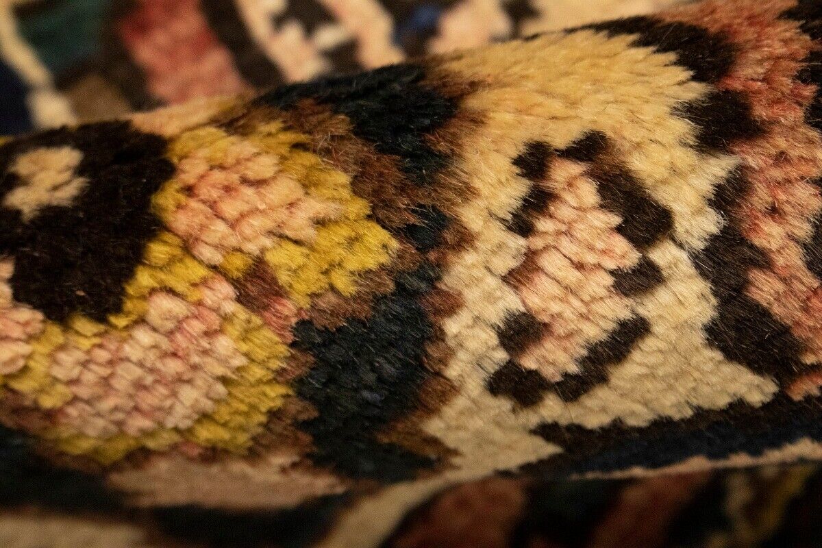 Handmade Antique Oriental Rug Floral Pattern
