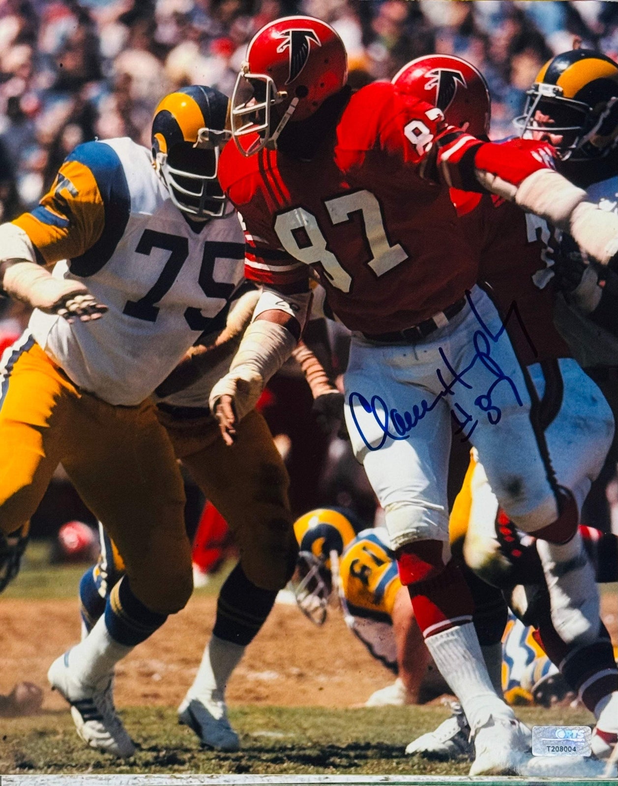 Claude Humphrey Autographed 8X10 Football Photo