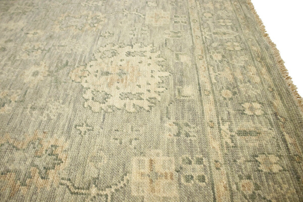 Handmade Vintage Style Oriental Rug Transitional