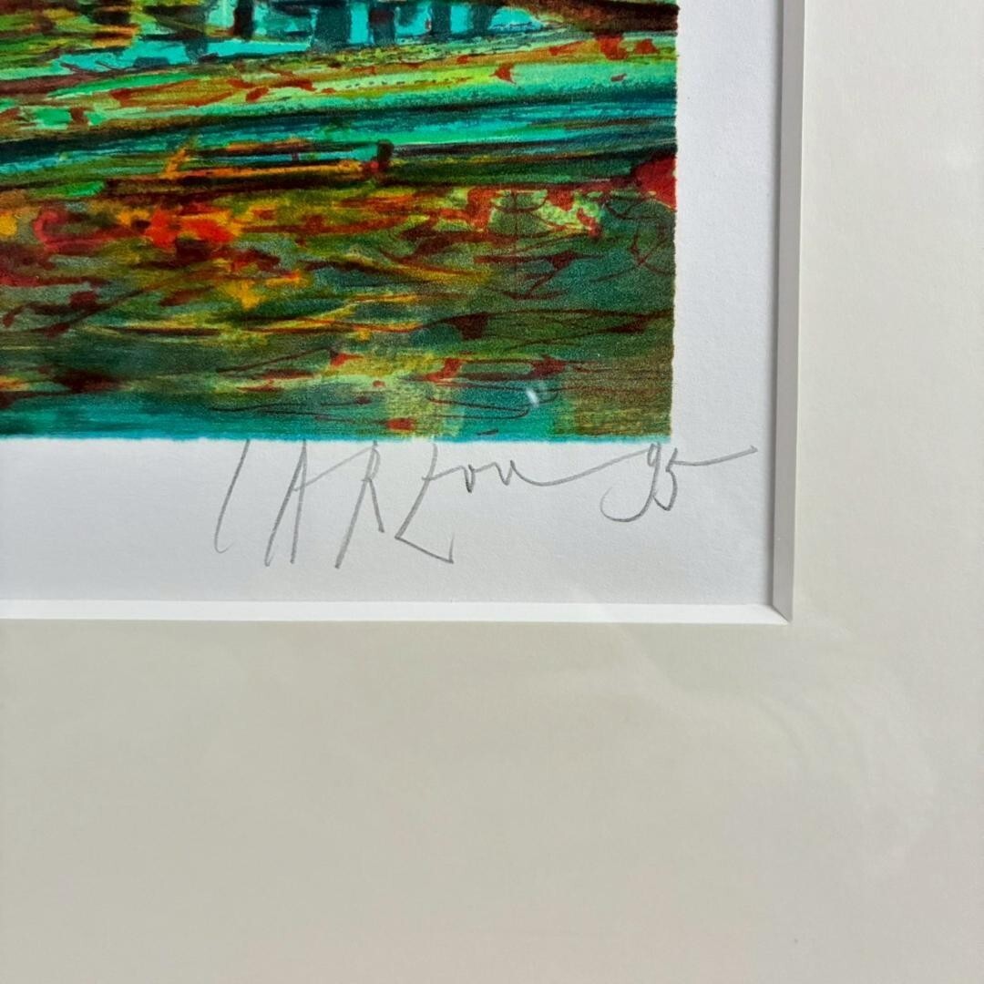Jean Carzou Lithograph The Fountain Of Ceres 1995