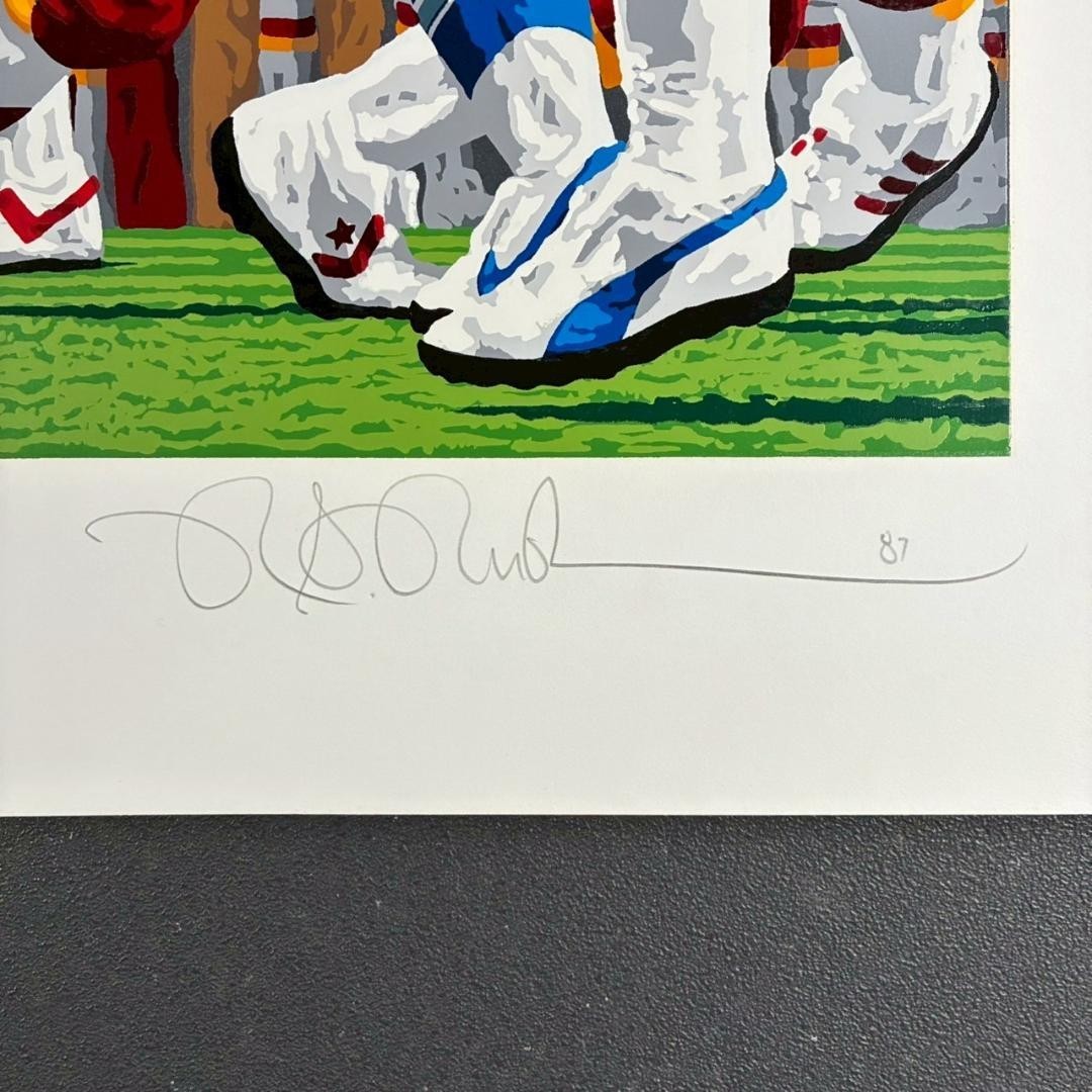 Rick Rush "American Football" Original Serigraph