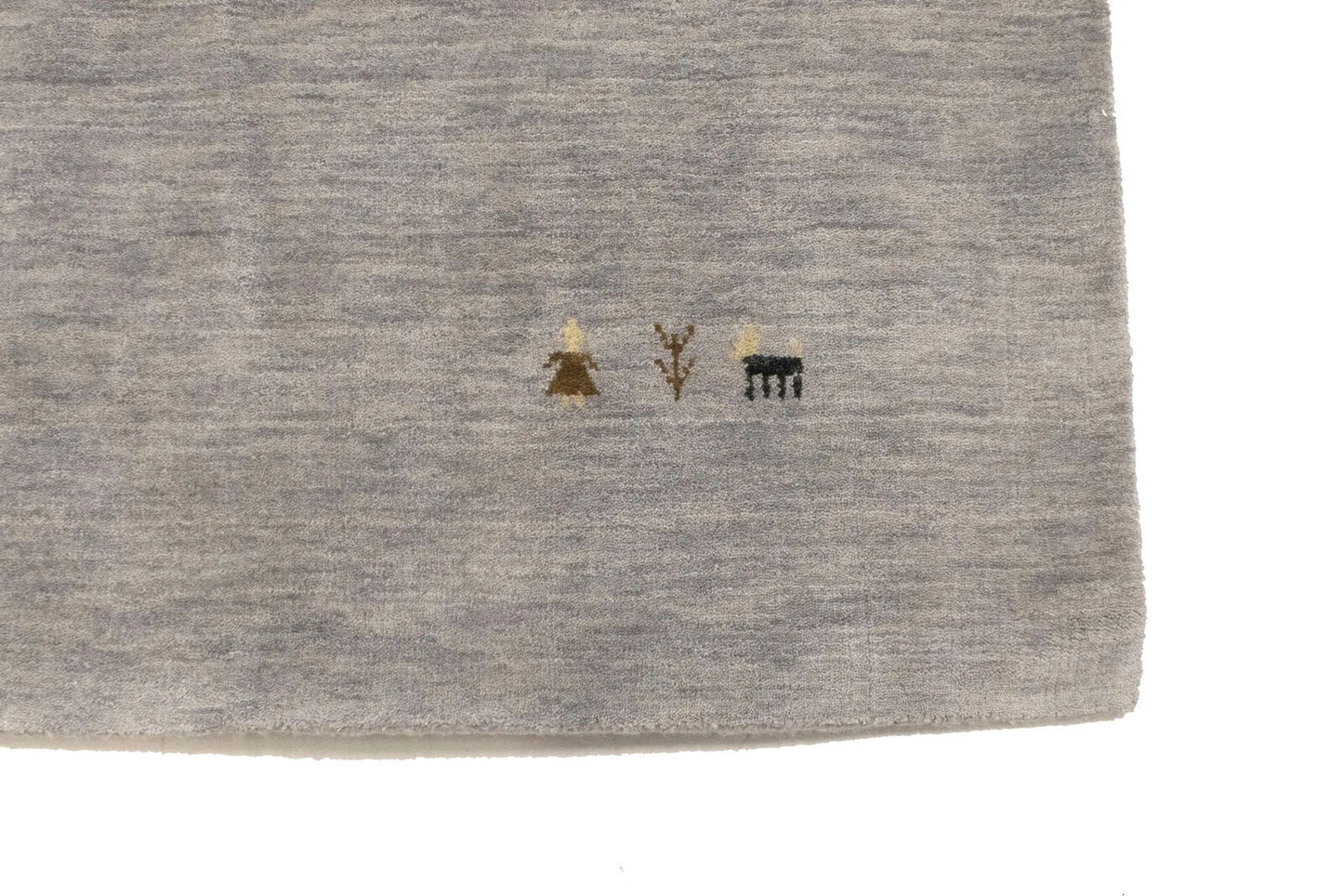 Handmade Gabbeh Rug Tribal Pictorial Contemporary