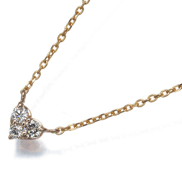 Vendome Necklace Diamond 0.10Ct Heart 18K 750