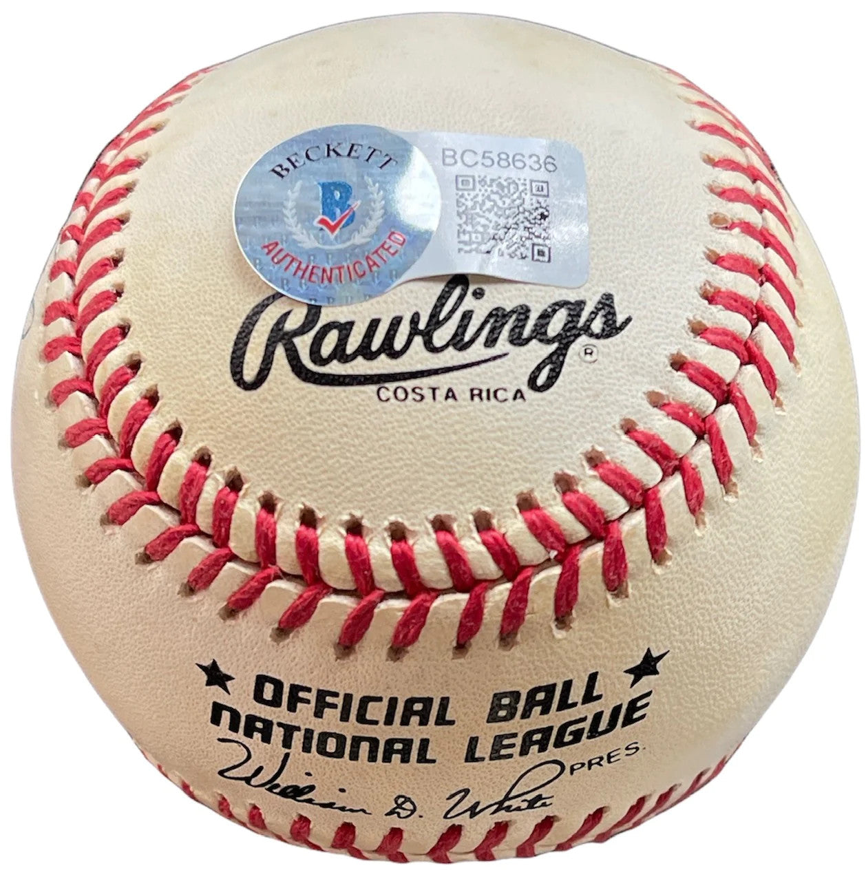 Monte Irvin & Willie Stargell Autographed Official National League Baseball (Bec