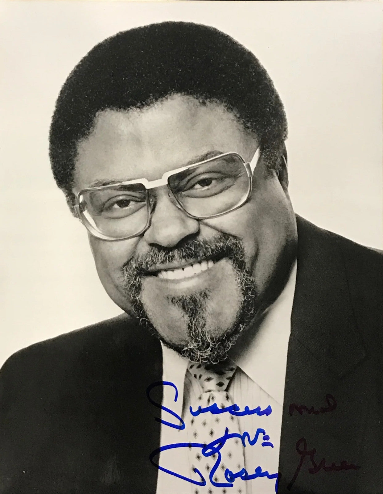 Rosey Grier Autographed 8X10 Photo Los Angeles Rams