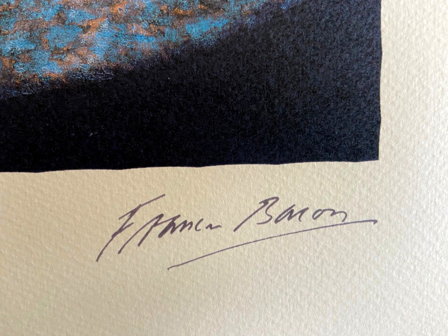 Francis Bacon Lithograph Coa Met Museum Signed Op