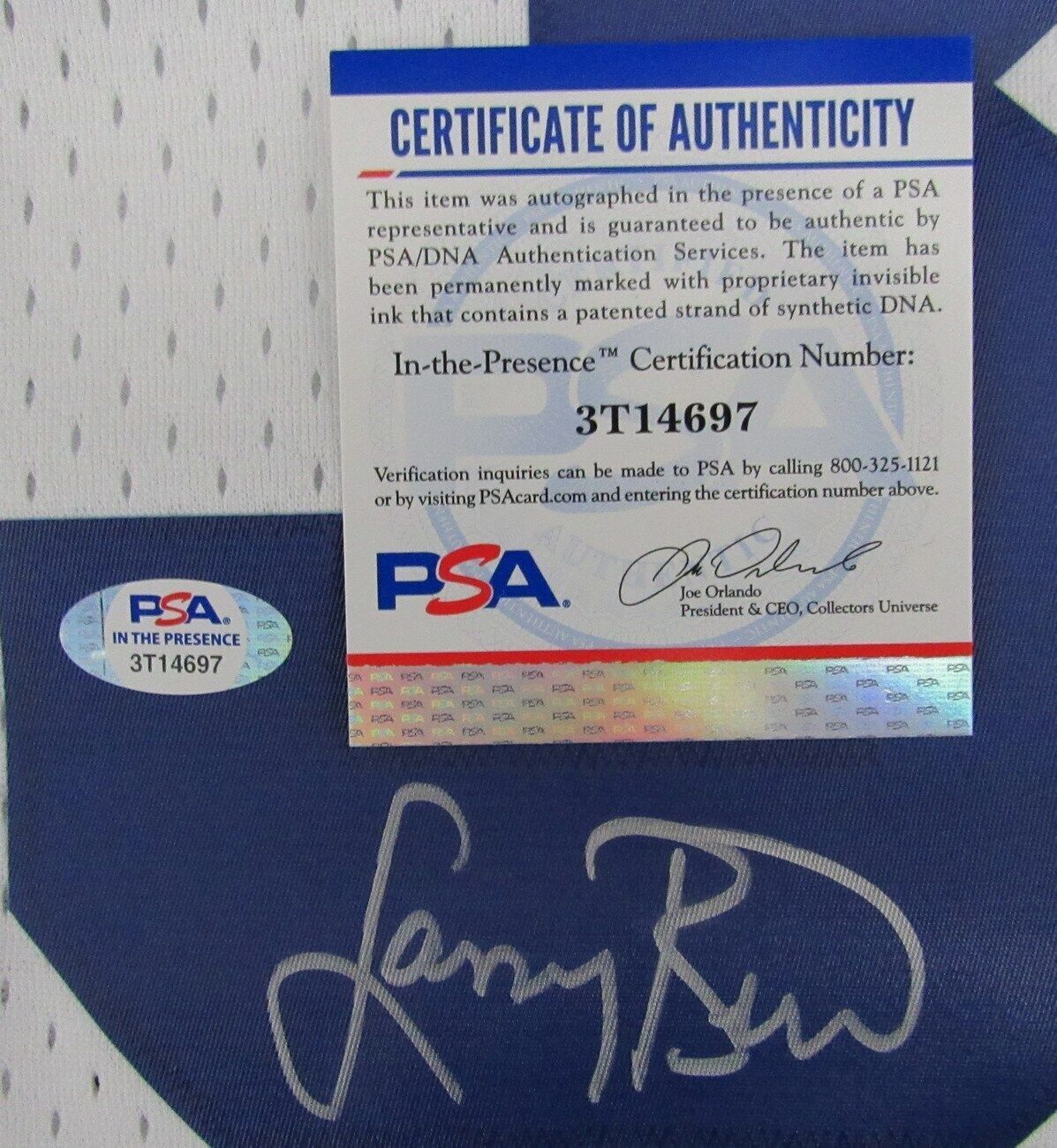 Larry Bird Autographed White Nba All-Star