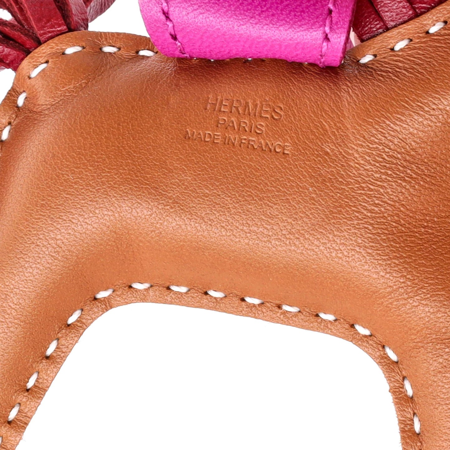 Hermes Grigri Rodeo Bag Charm Leather Pm